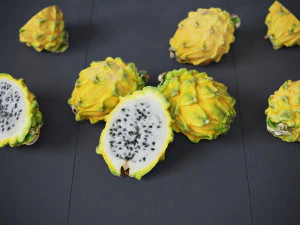 Dragon Fruits Yellow 3D Model