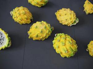 Dragon Fruits Yellow 3D Model