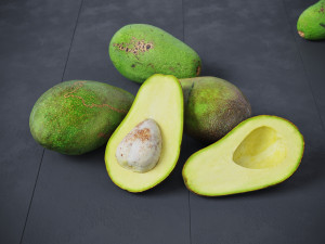 Avocado green Modelo 3D