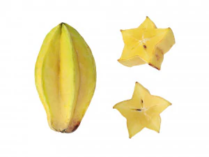 Frutas Carambola Modelo 3D