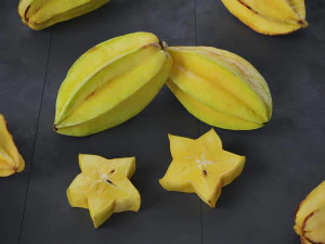 Frutas Carambola Modelo 3D