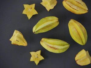 Frutas Carambola Modelo 3D