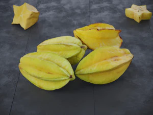 Frutas Carambola Modelo 3D
