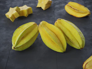 Frutas Carambola Modelo 3D