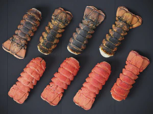 Atlantic Lobster tails 3D Model