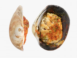 Stuffed Clams Modèle 3D