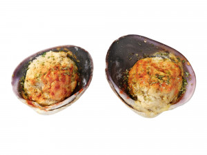 Stuffed Clams Modello 3D