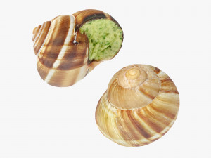 Escargots Modèle 3D