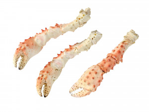 King Crab Legs and Claws 3D Model