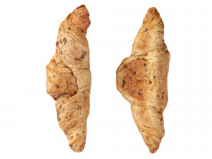 Multigrain Croissant croissant Modelo 3D