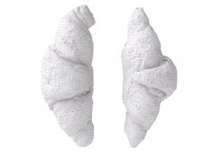 Multigrain Croissant croissant Modelo 3D