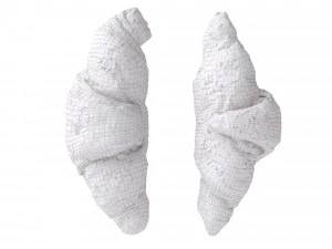 Multigrain Croissant croissant 3D Model