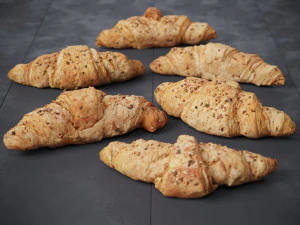 Multigrain Croissant croissant 3D Model