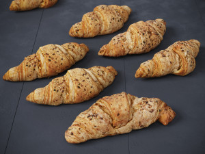 Multigrain Croissant croissant Modelo 3D