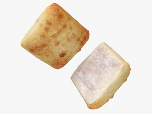 Ciabatta Breadrolls 3D Модель