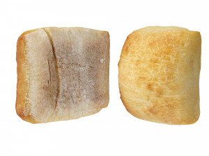 Ciabatta Breadrolls 3D Model