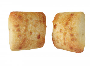 Ciabatta Breadrolls 3D Model