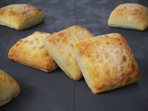 Ciabatta Breadrolls 3D Model
