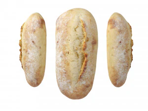 イタリアパン 3Dモデル