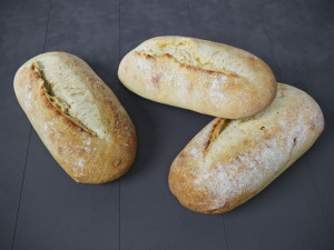 Italian Bread Modello 3D