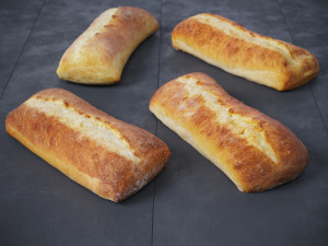 Ciabatta Bread Modello 3D