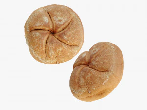 P&atilde;ezinhos Kaiser Modelo 3D