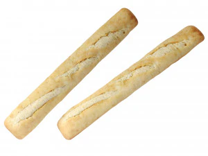 Ciabatta Baguette 3D Model