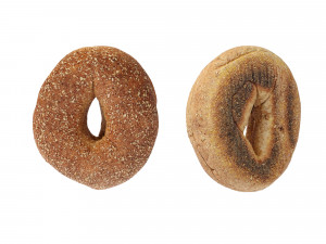Whole Wheat Bagel 3D Model