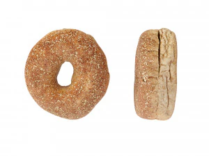 Whole Wheat Bagel 3D Model