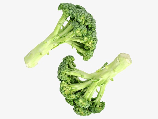 Broccoli Bunch 3D Model .c4d .max .obj .3ds .fbx .stl .blend 