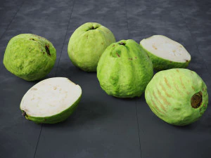 Guavas Green 3D Model