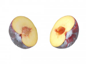 Black Plums 3D Model