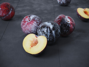 Black Plums 3D-Modell