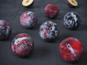 Black Plums 3D-Modell