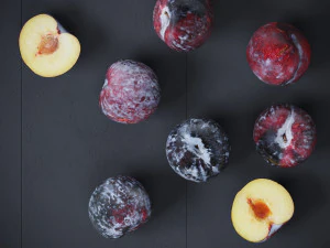 Black Plums 3D Model