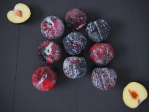 Black Plums 3D Model