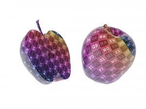 Golden Apples 3D Model