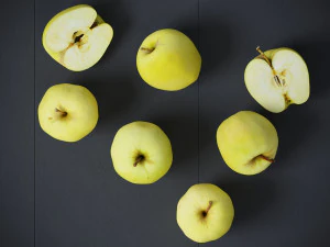 Golden Apples 3D Model