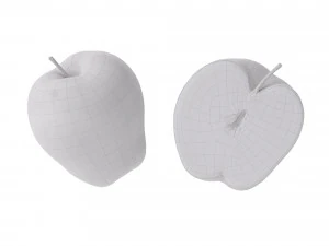 リンゴは真っ赤で美味しい 3Dモデル