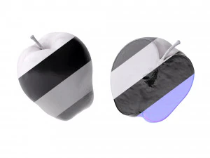 リンゴは真っ赤で美味しい 3Dモデル