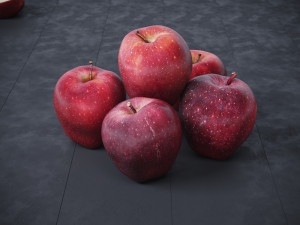 Apples red delicious 3D-Modell