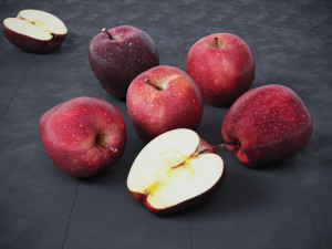 Apples red delicious 3D-Modell