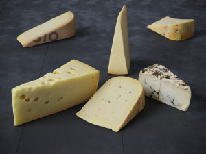 Cheese 1 Mixed 3D 模型