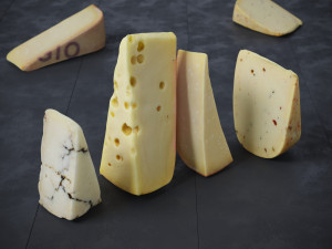 Cheese 1 Mixed 3D 模型