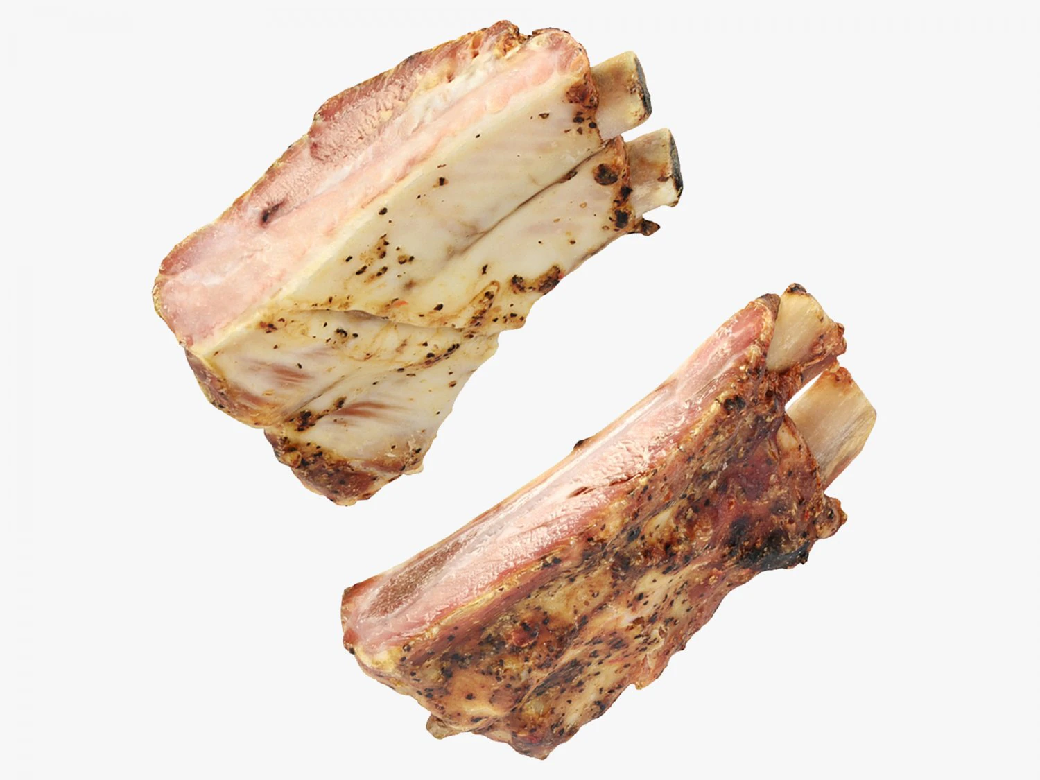 Grilled Ribs 3D Model .c4d .max .obj .3ds .fbx .stl .blend 