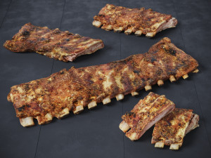Grilled Ribs 3D Модель