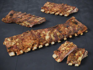 Grilled Ribs 3D Model