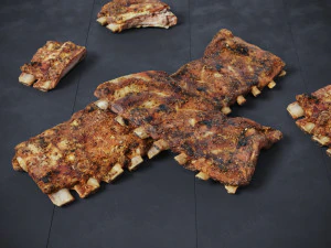 Grilled Ribs 3D Model