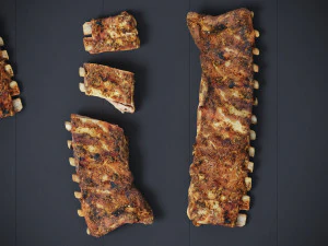 Grilled Ribs 3D Model