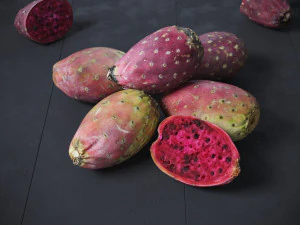 Prickly Pear - Cactus Fruit 3D Model